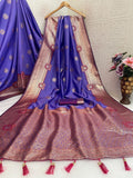 Regal  Silk Saree with Grand Zari Work -LIGHT PURPLE
