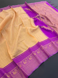 Heritage Weave Beauty Saree - CREAM