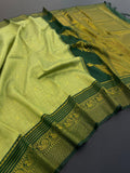 Heritage Weave Beauty Saree - LIGHT GREEN