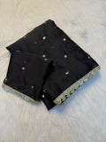 Pure Rangoli Silk Sequence Work Saree - BLACK
