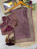 Vaidehi Rangoli Silk Saree -WINE