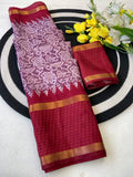 Premium Myrox Bentex Designer Saree - ONION PINK